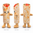 Happy Burrito Mascot Costume