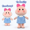 Sweet Bow Mascot Costume