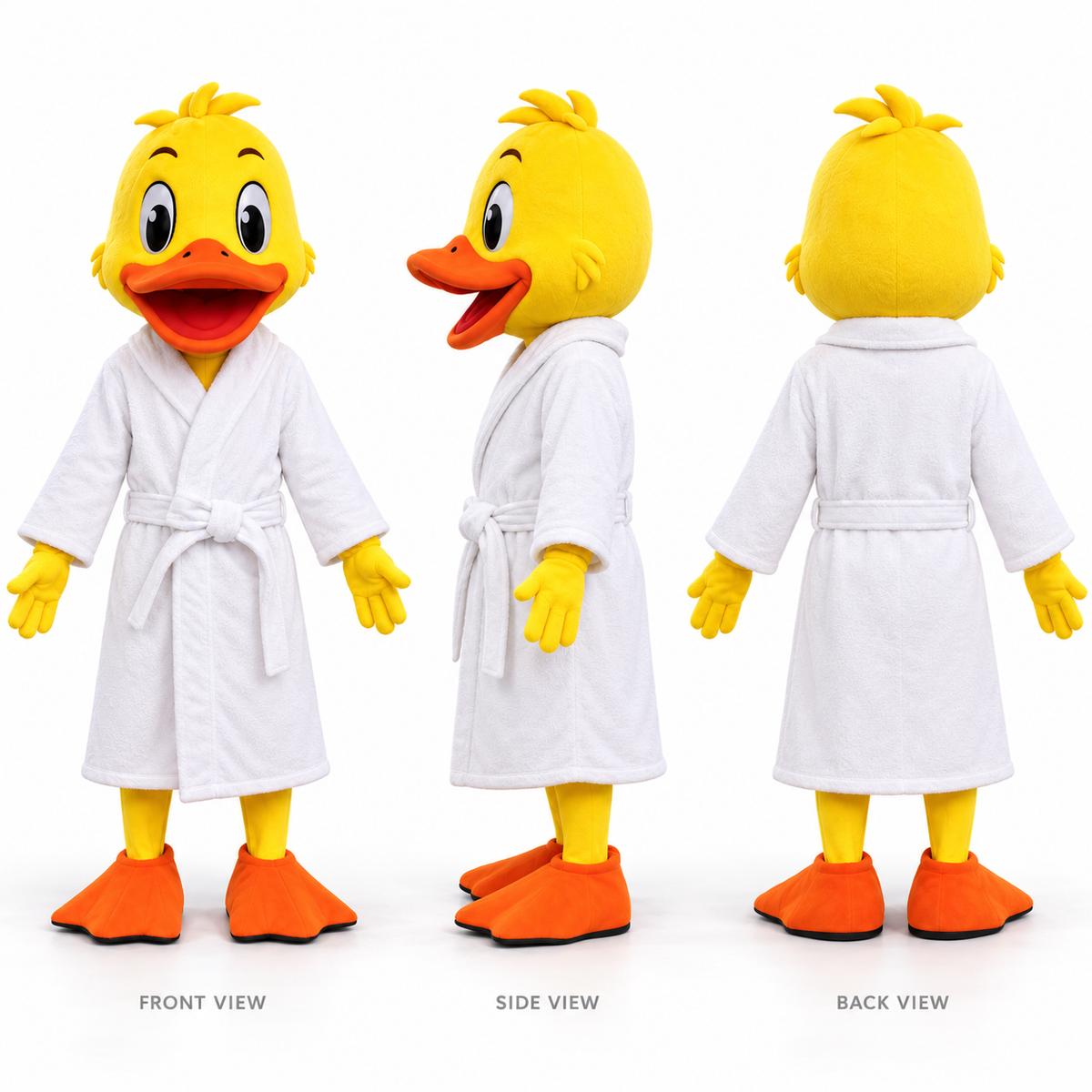 Karate Duck Mascot Costume