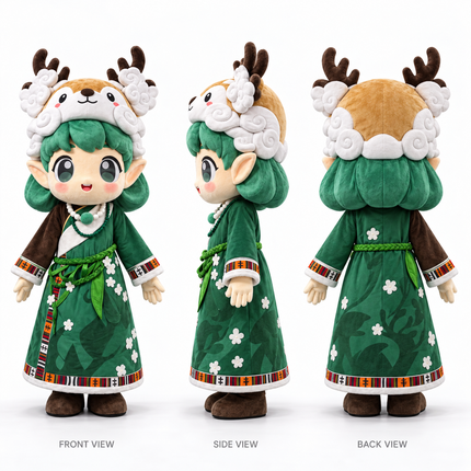Forest Spirit Mascot Costume