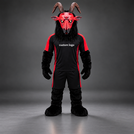 🎃🔥 Halloween Antelope Mascot – In Stock & Ready for Custom Logo and Accessories