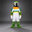 🦜✨ Parrot Mascot – In Stock with Custom Logo & Simple Accessories Available