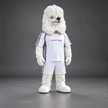 🐩🎀 Poodle Mascot – In Stock with Custom Logo & Simple Accessories Available