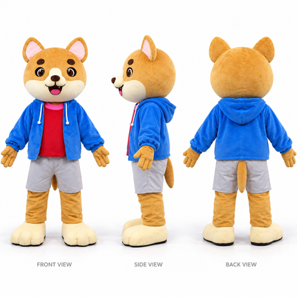Happy Dog Mascot Costume