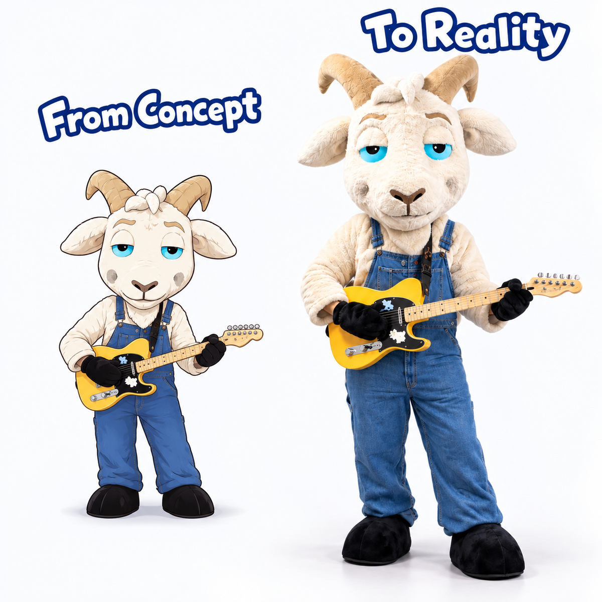 Rockin’ Goat Mascot Costume