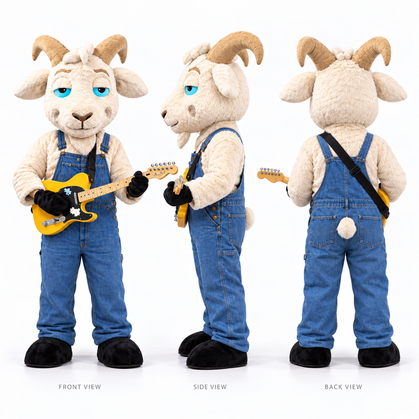Rockin’ Goat Mascot Costume