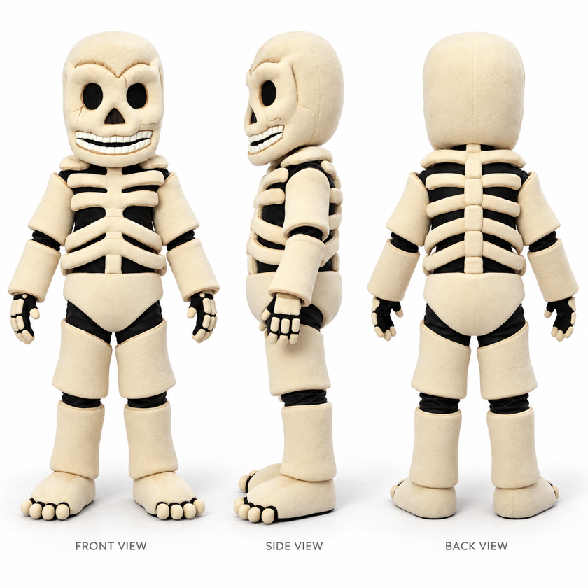 Halloween Skeleton Mascot – Steal the Spotlight