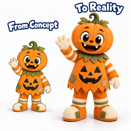 Halloween Pumpkin Mascot Costume