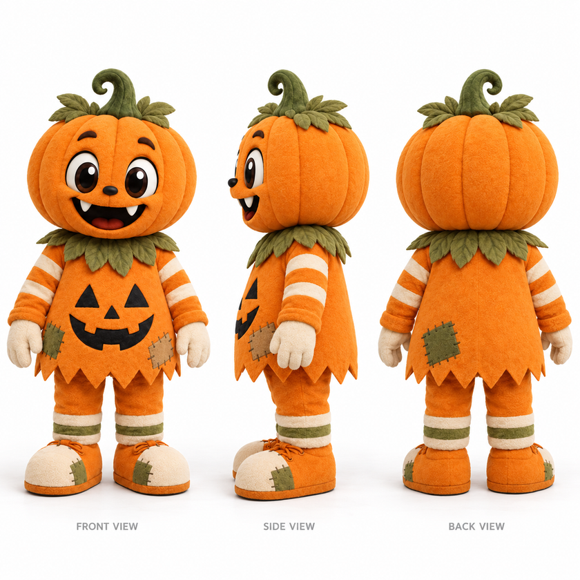 Halloween Pumpkin Mascot Costume