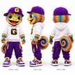Groovy Chameleon Mascot Costume 🦎
