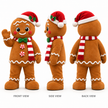 Custom Gingerbread Man Mascot Costume
