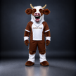 🐄 Cow Mascot Costume – Ready Stock, Custom Logo & Simple Accessories Available
