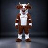 🐄 Cow Mascot Costume – Ready Stock, Custom Logo & Simple Accessories Available