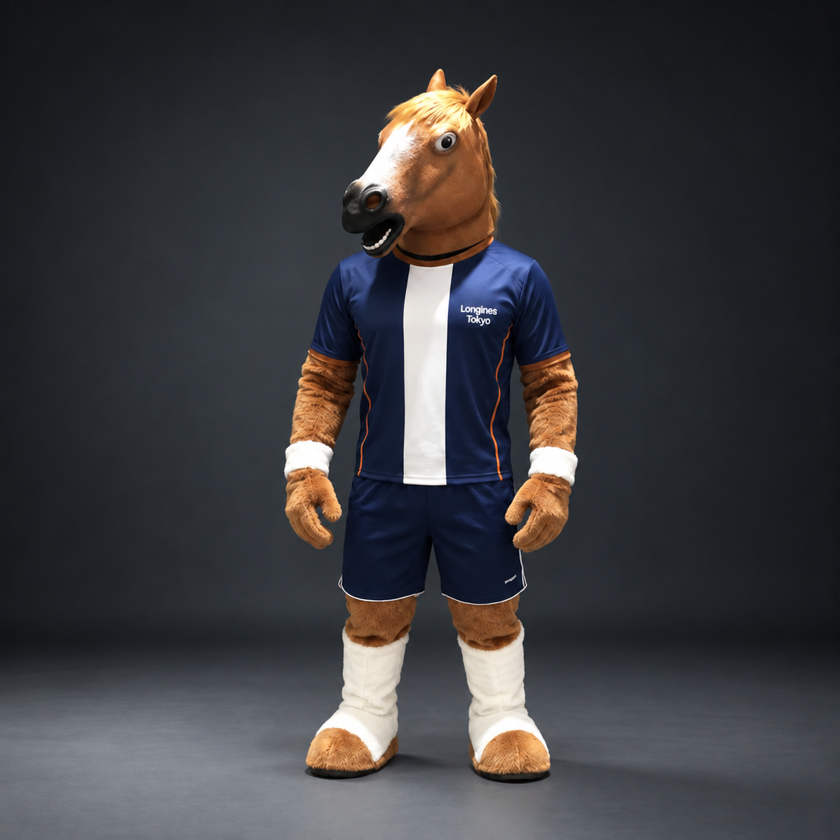 🐎✨ Horse Mascot – In Stock & Ready for Custom Logo and Simple Accessories