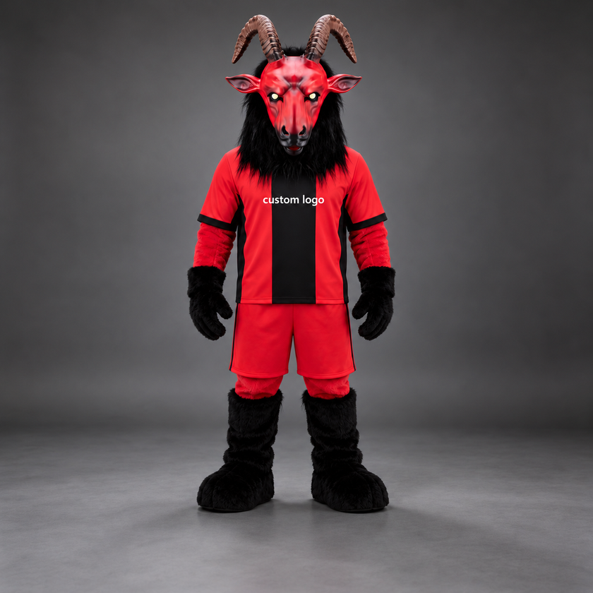 🎃🔥 Halloween Antelope Mascot – In Stock & Ready for Custom Logo and Accessories