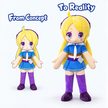 ✨ Anime Girl Mascot Costume 💜
