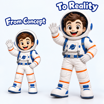 Custom Astronaut Mascot Costume