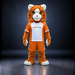 🐱🎉 Open-Mouthed Cat Mascot – In Stock with Custom Logo & Simple Accessories Available