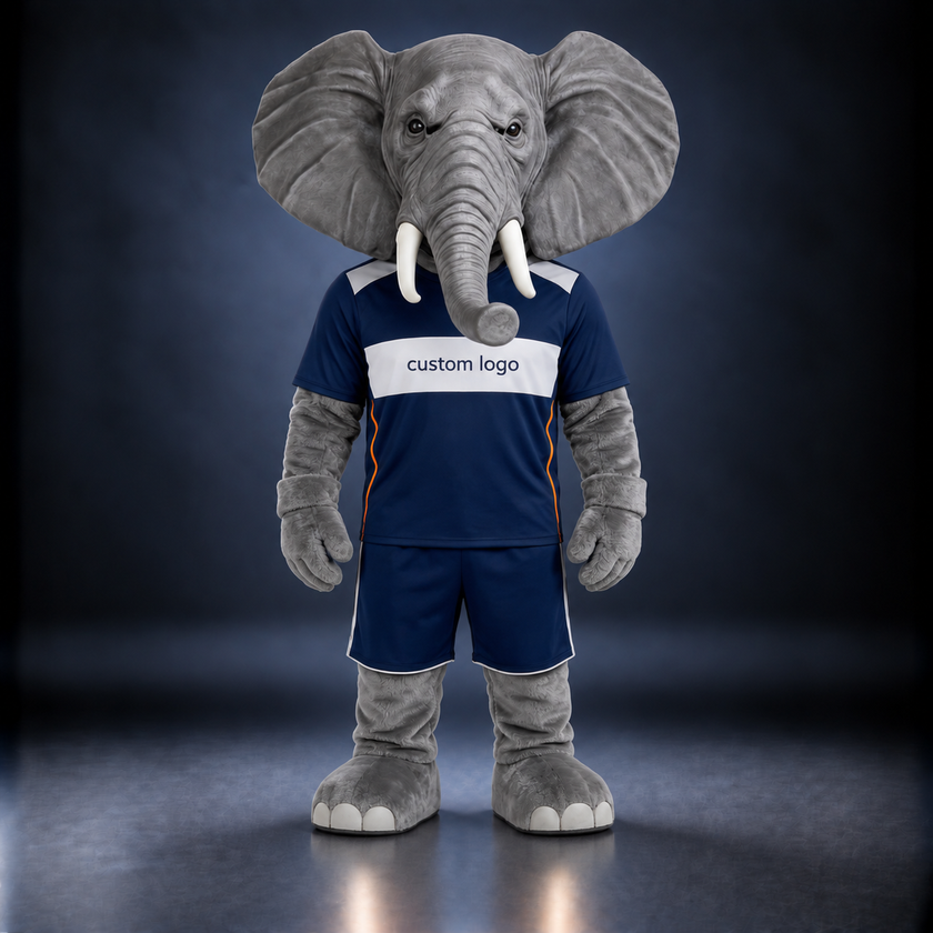 🐘✨ Elephant Mascot – Perfect for Teams 🏆, Events 🎉 & Brand Promotions 📣