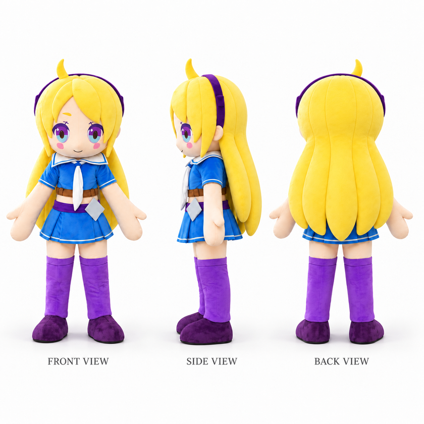 ✨ Anime Girl Mascot Costume 💜