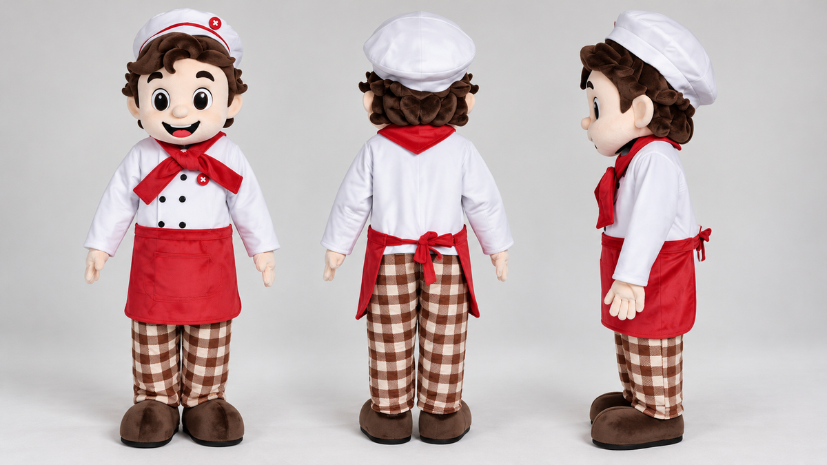Finished physical mascot