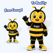 Custom Bee Mascot Costume – Made to Buzz