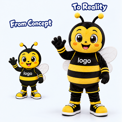 Custom Bee Mascot Costume – Made to Buzz