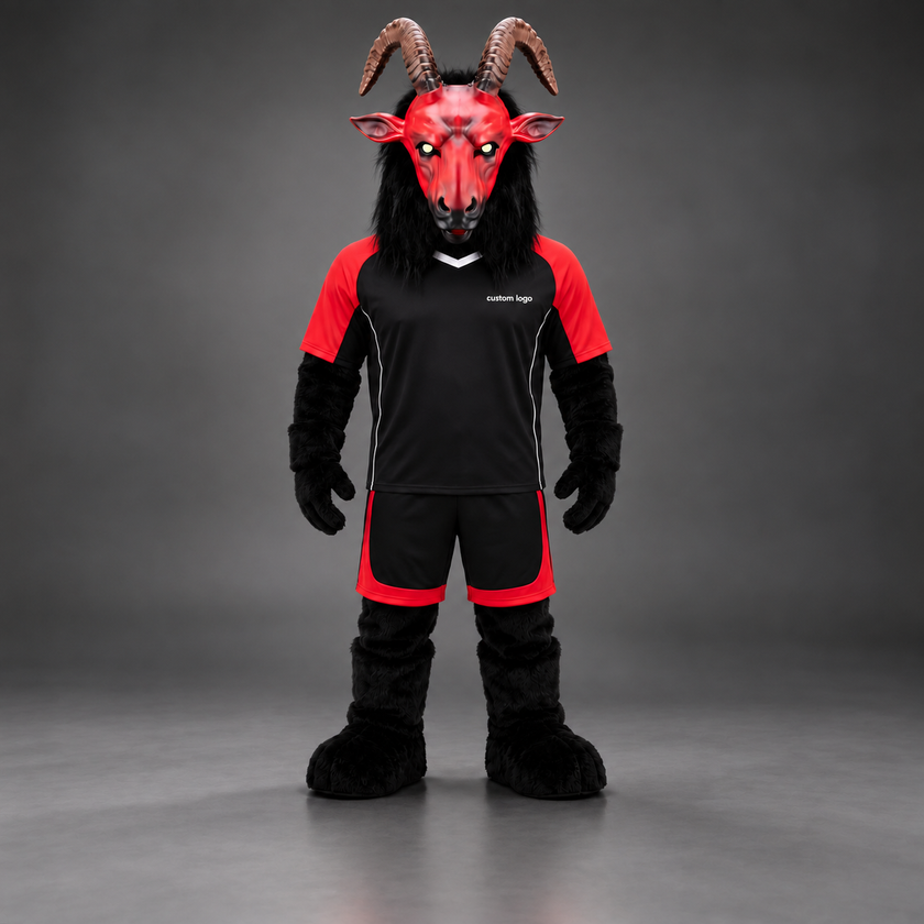 🎃🔥 Halloween Antelope Mascot – In Stock & Ready for Custom Logo and Accessories