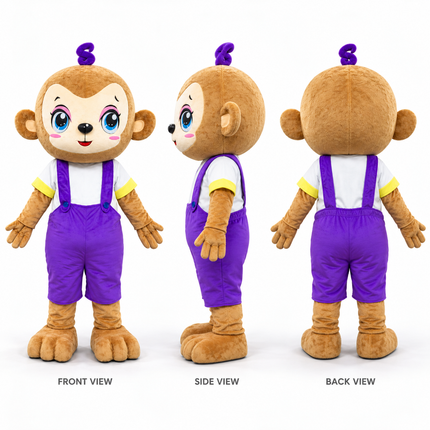 Custom Monkey Mascot Costume