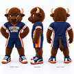Team Spirit Buffalo Mascot Costume