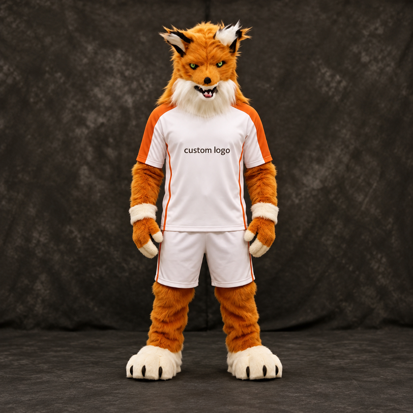 🦊✨ Moving-Mouth Fox Mascot – Interactive, In Stock & Ready for Custom Logo