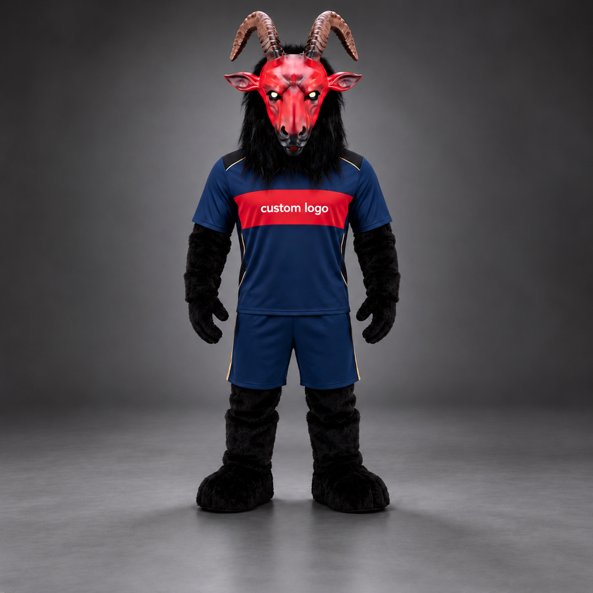 🎃🔥 Halloween Antelope Mascot – In Stock & Ready for Custom Logo and Accessories