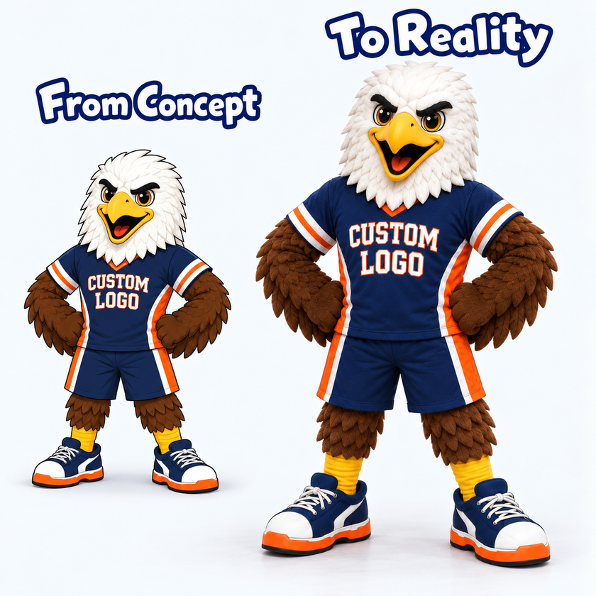 Custom Bald Eagle Sports Mascot Costume