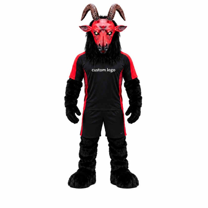 🎃🔥 Halloween Antelope Mascot – In Stock & Ready for Custom Logo and Accessories