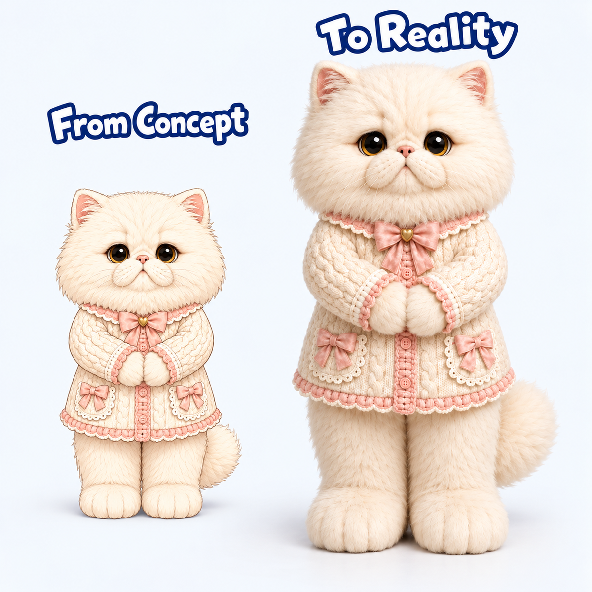 Custom Elegant Persian Cat Mascot Costume