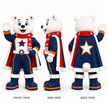 Custom Polar Bear Hero Mascot Costume