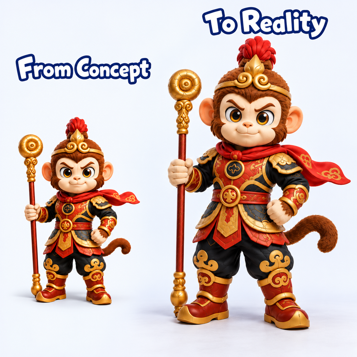 Epic Monkey King Mascot Costume