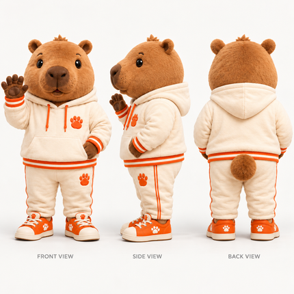 Custom Capybara Mascot Costume