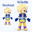 ⚡ Custom Anime Boy Mascot Costume 🎮