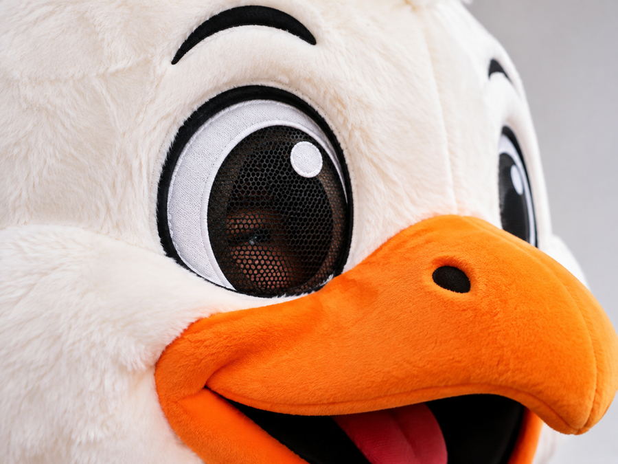 Mascot costume feature