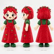 Sweet Berry Girl Mascot Costume
