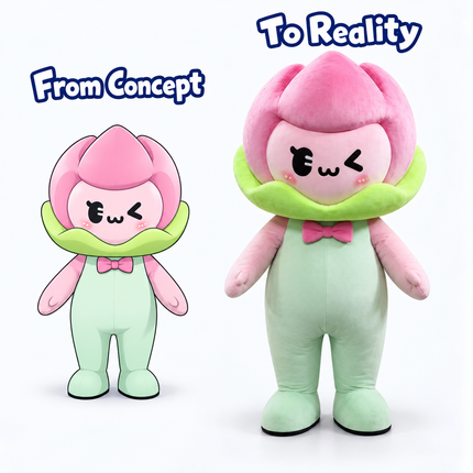 Blossom Buddy Mascot Costume