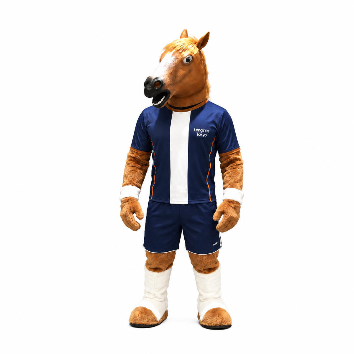 🐎✨ Horse Mascot – In Stock & Ready for Custom Logo and Simple Accessories