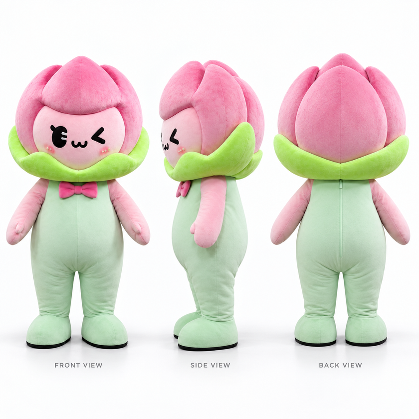 Blossom Buddy Mascot Costume