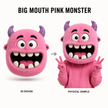 Big Mouth Pink Monster Mascot Head
