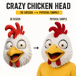 Custom Chicken Mascot Head