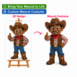 Custom Cowboy Mascot Costume